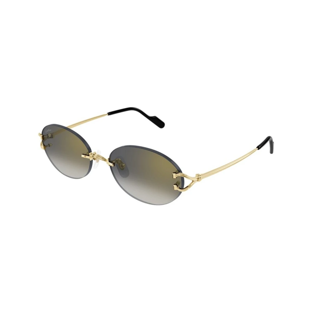 Cartier Unisex Yellow Sunglasses, 55 Mm, Authentic Glasses With Top-Notch Service