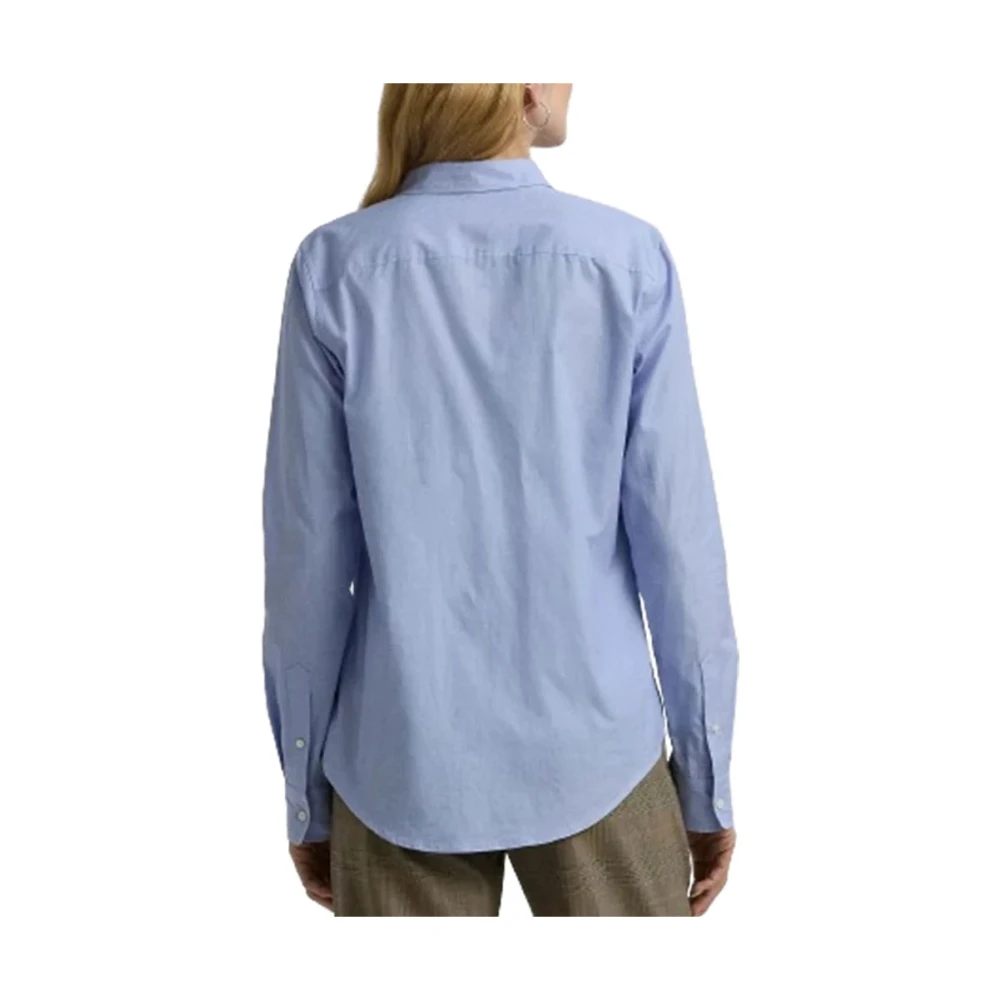 Ralph Lauren Jamelko Lange Mouw Knopen Voor Shirt Blue Dames