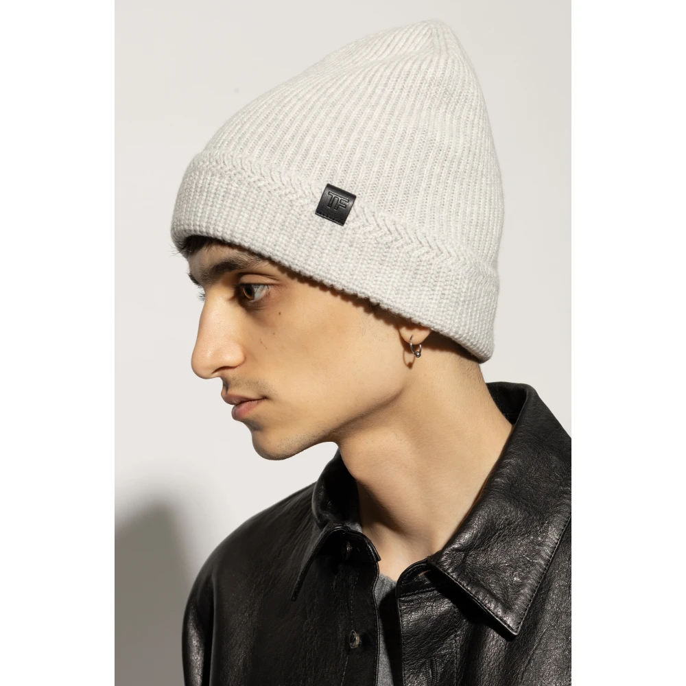 Tom Ford Pet met logopatch Gray Heren