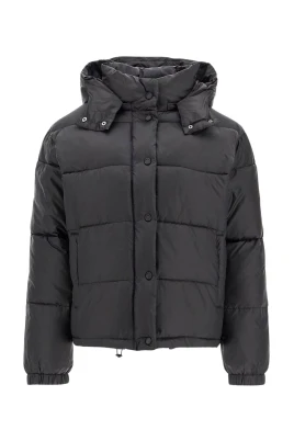 Vadderad Satin Glansig Jacka