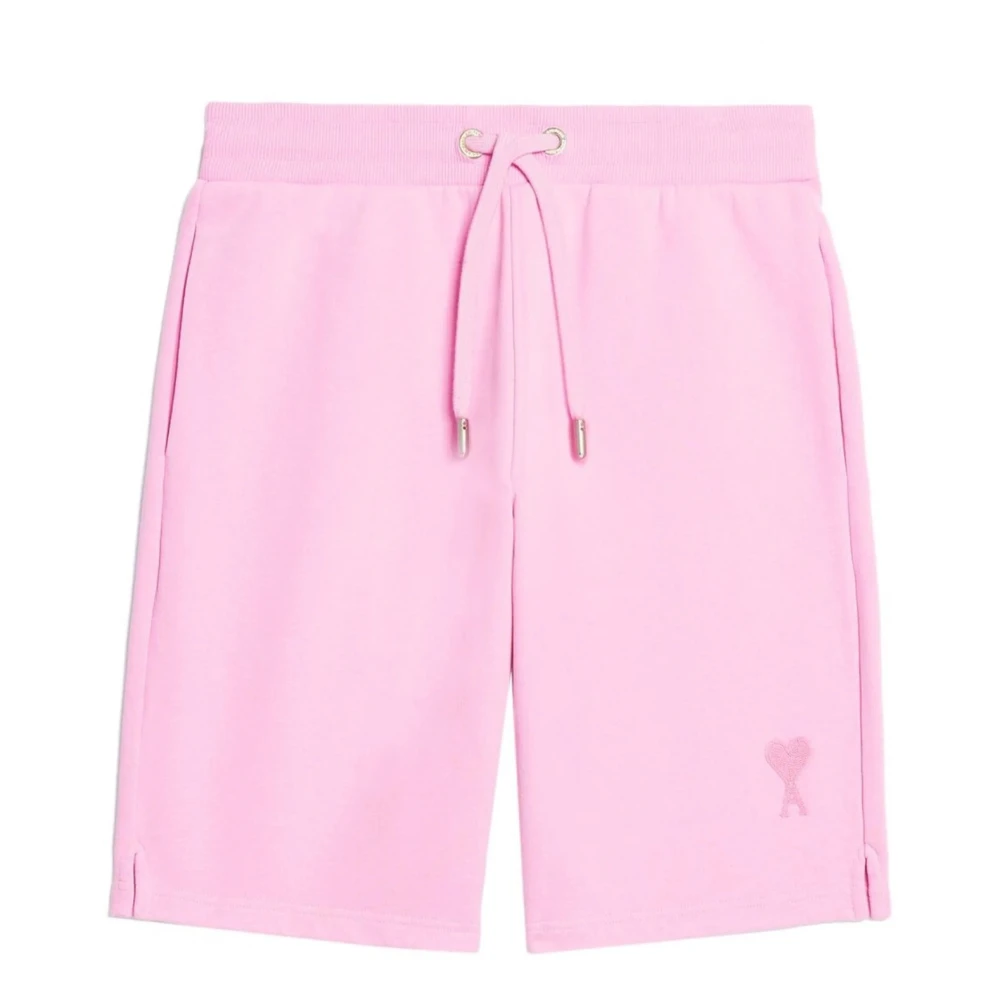 Ami Paris Uomo Rosa Pantaloncini, S, New,