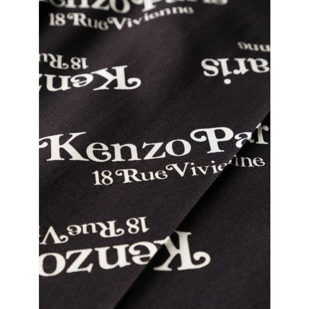 Kenzo Wijde Pijp Zwarte Broek Black Dames