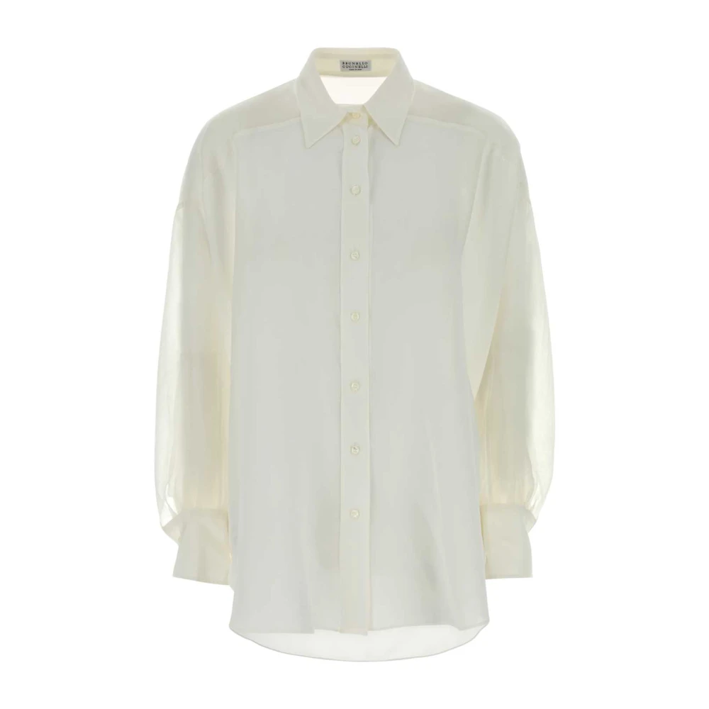 Brunello Cucinelli White Shirts, Female, S, Shirt