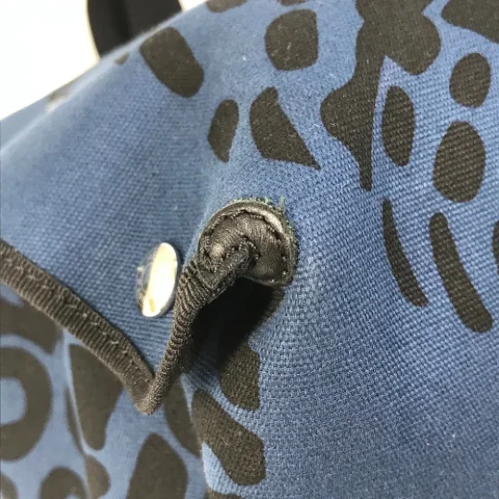 Hermès Vintage Pre-owned Cotton totes Blue Dames
