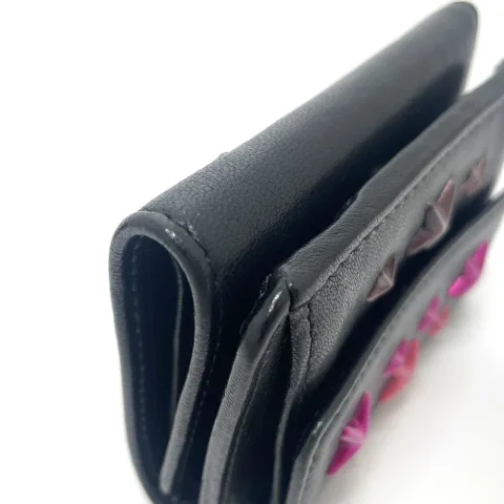 Jimmy Choo Pre-owned Leather wallets Black Dames