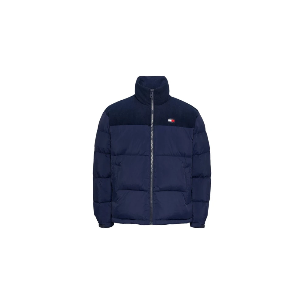 TOMMY JEANS Gewatteerde jas TJM CORD MIX ALASKA PUFFER met cord-inzetten op borst en schouders