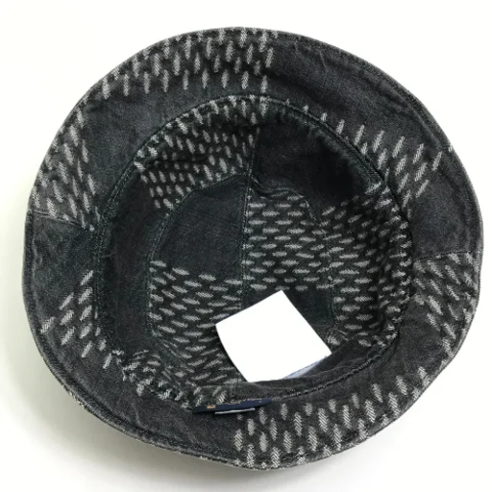 Louis Vuitton Vintage Pre-owned Cotton hats Black Dames