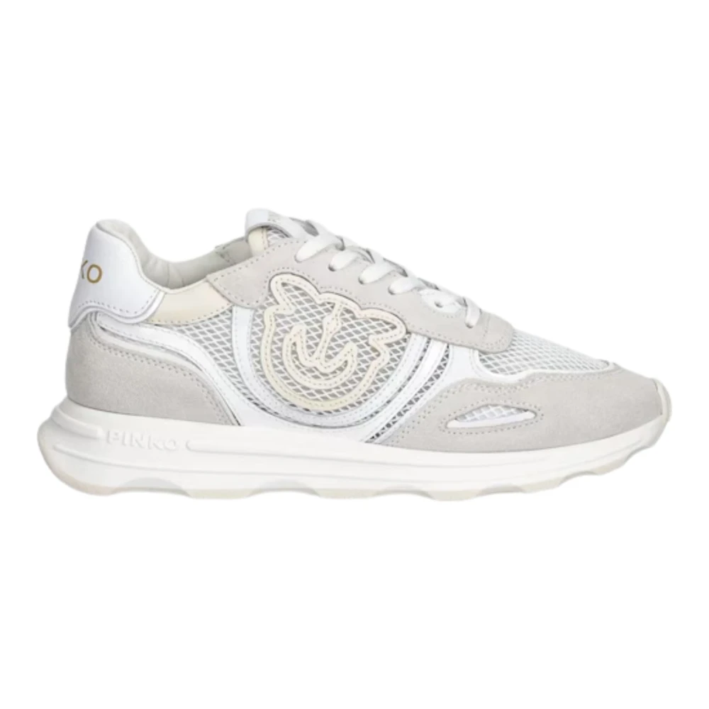 Pinko Women's White Zoe Trainers - Sneakers - 4 Uk - Shoes
