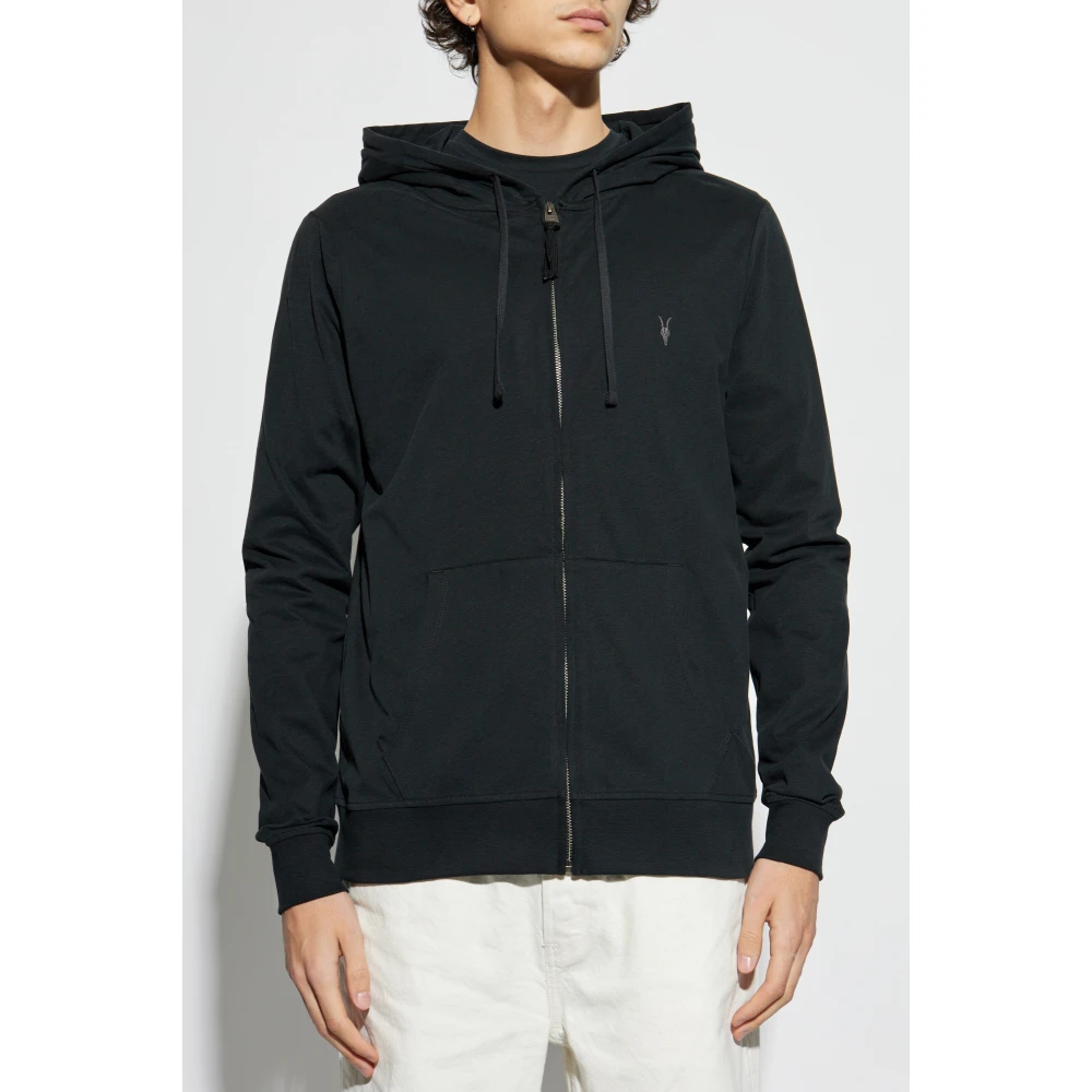 AllSaints Ondersteunende hoodie Black Heren