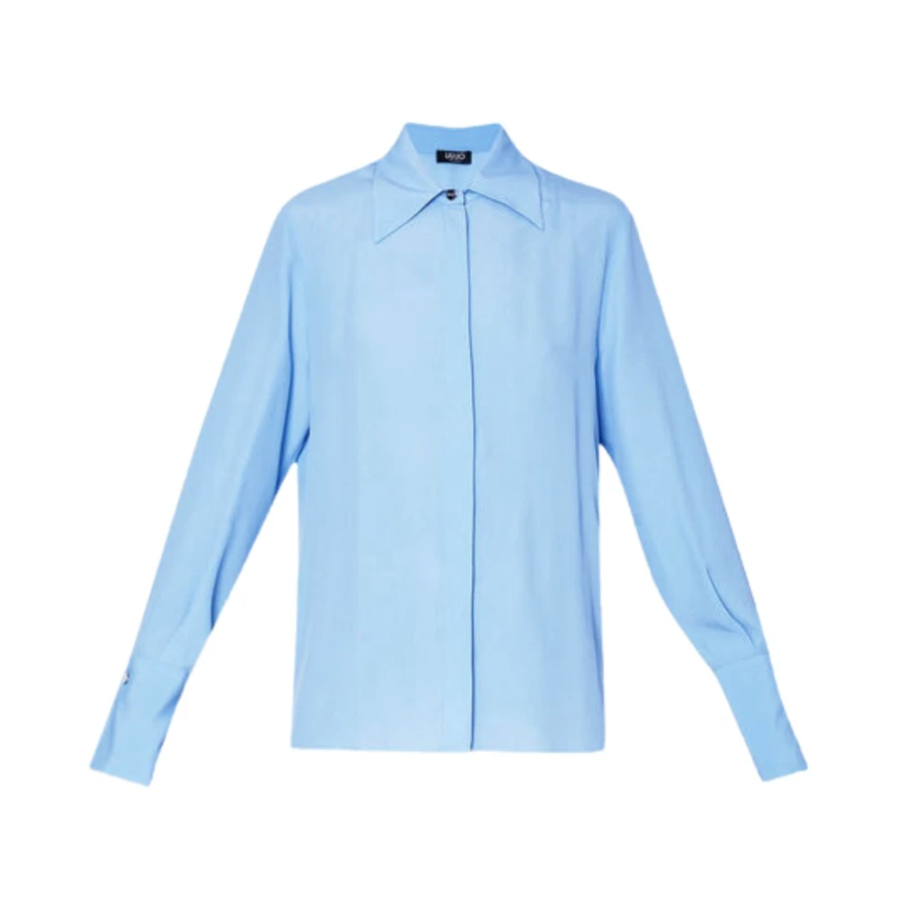 Liu Jo Klassieke Overhemd Blue Dames