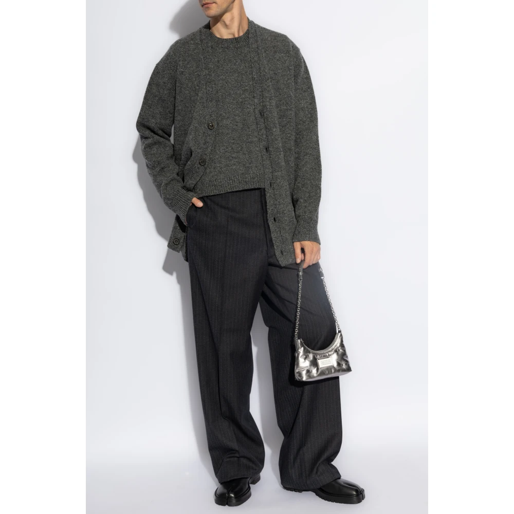 Maison Margiela Knoop omhoog vest Gray Heren
