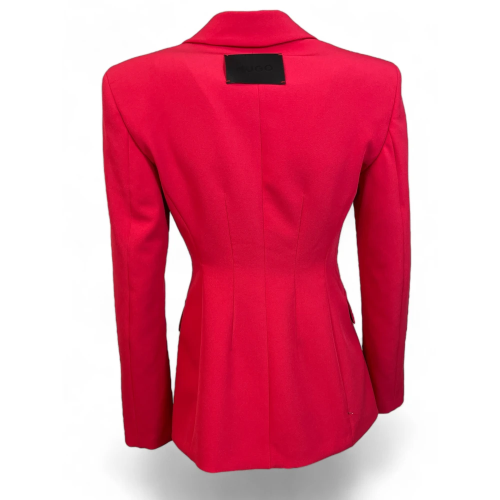 Hugo Boss Rode Damesblazer Elegante Stijl Red Dames