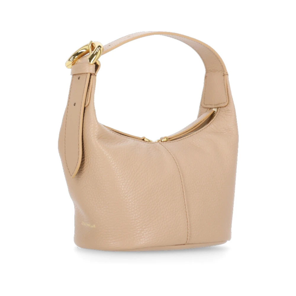 Coccinelle Roze Leren Handtas met Verstelbaar Handvat Pink Dames