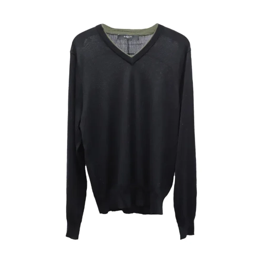Givenchy Pre-owned Wool tops Black Heren