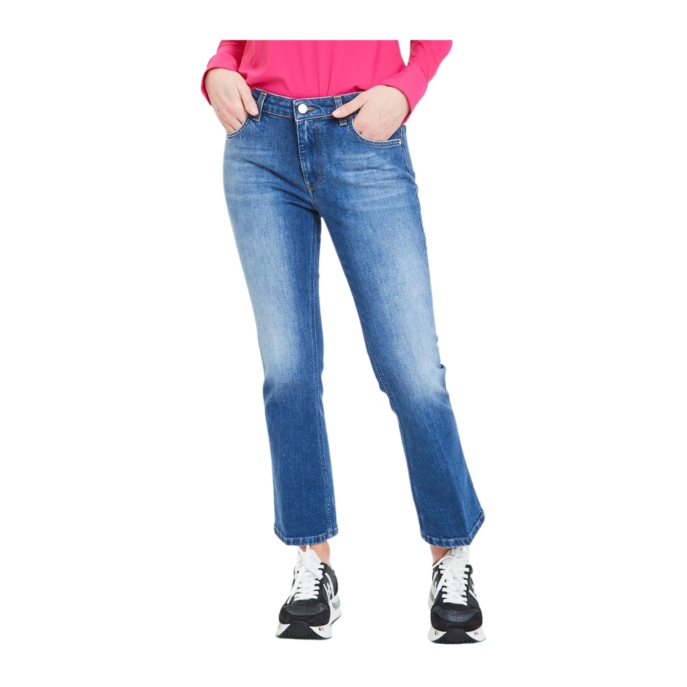 Re-Hash Moderne Cropped Jeans Blue Dames