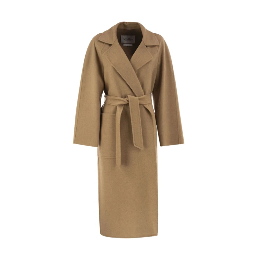 Max Mara Belted Coat - Female - Belted Coats - Brown - M - Coats