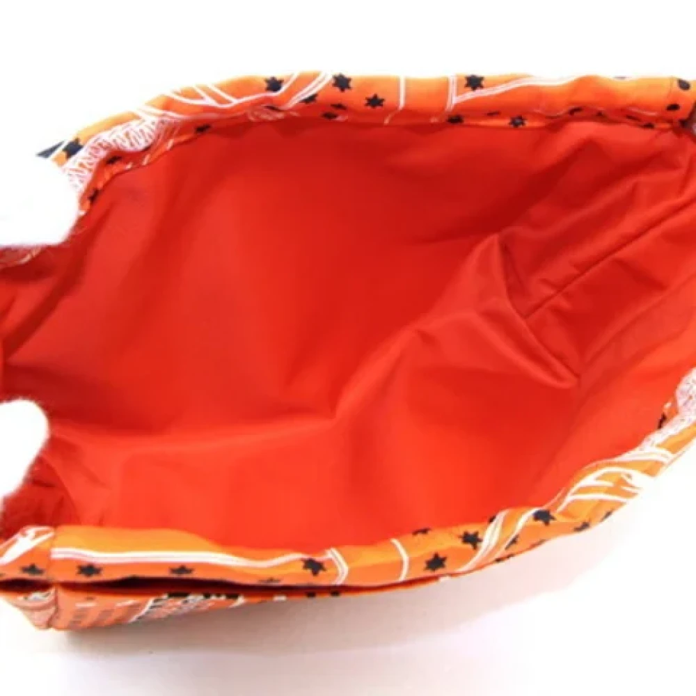 Hermès Vintage Pre-owned Silk clutches Orange Dames