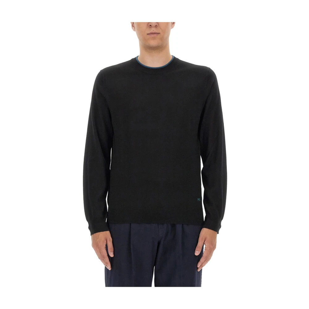 PS By Paul Smith Logo Trui voor Mannen Black Heren
