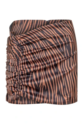 Ruched Mini Skirt