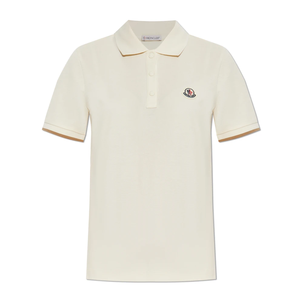 Moncler Polo met kraag Beige Dames