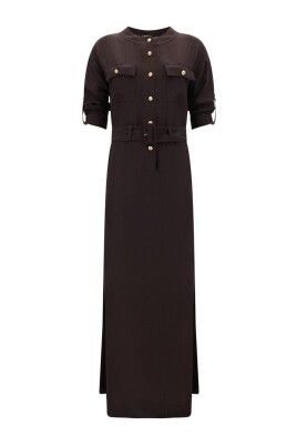 adjustable-waistband-long-dress-button-details