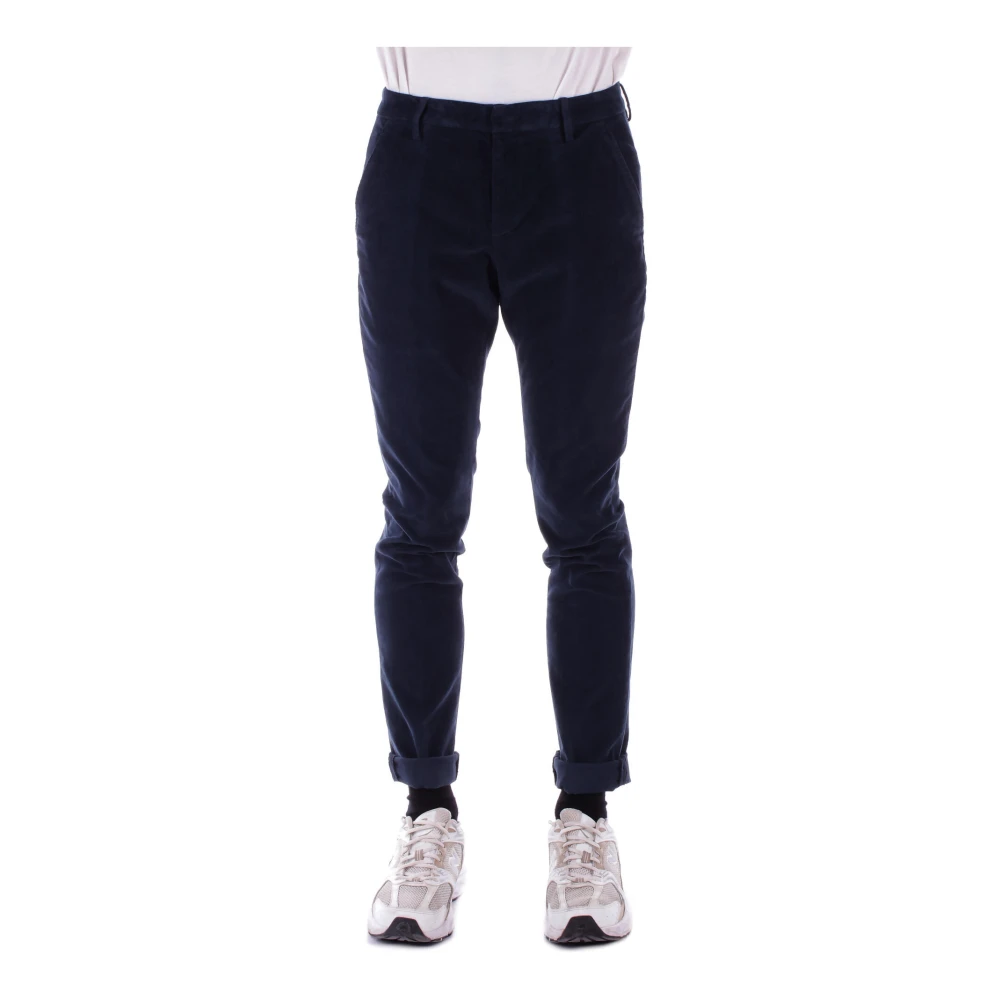 Dondup Blauwe Slim Fit Broek Blue Heren