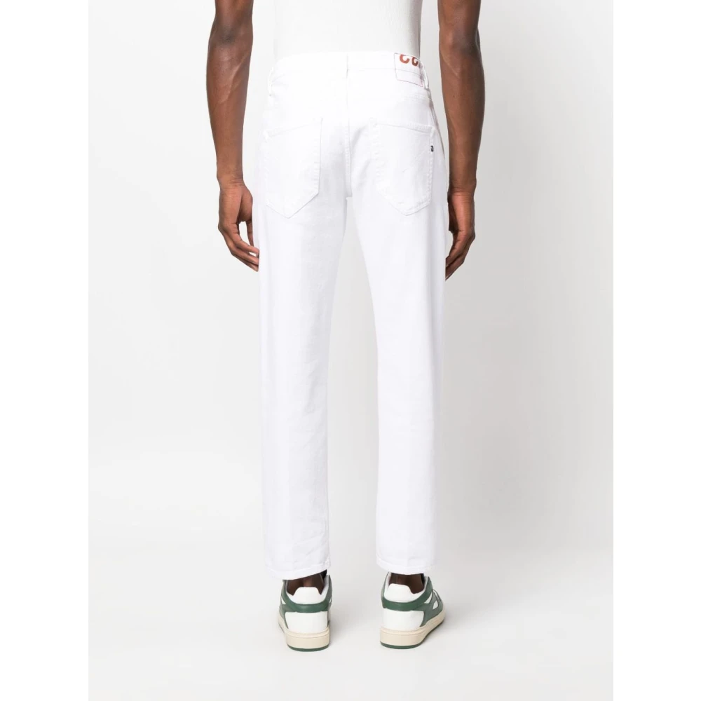Dondup Witte Stijlvolle Broek White Heren