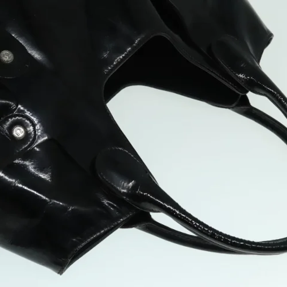 Salvatore Ferragamo Pre-owned Leather handbags Black Dames