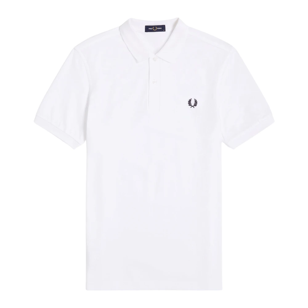 Fred Perry Men's White Polo Shirts, 2XL, Plain Polo Shirt