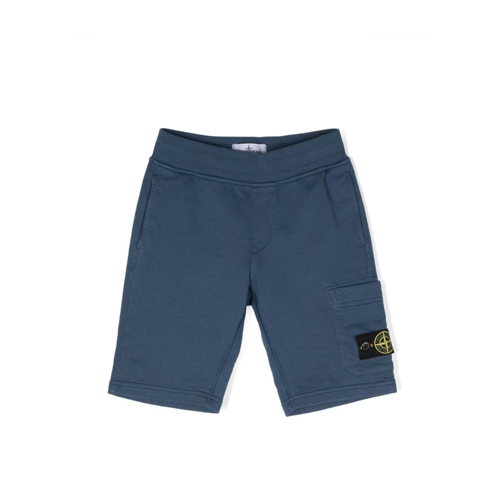 Stone Island Högkvalitativa Bermuda Shorts för pojkar Black, Pojke