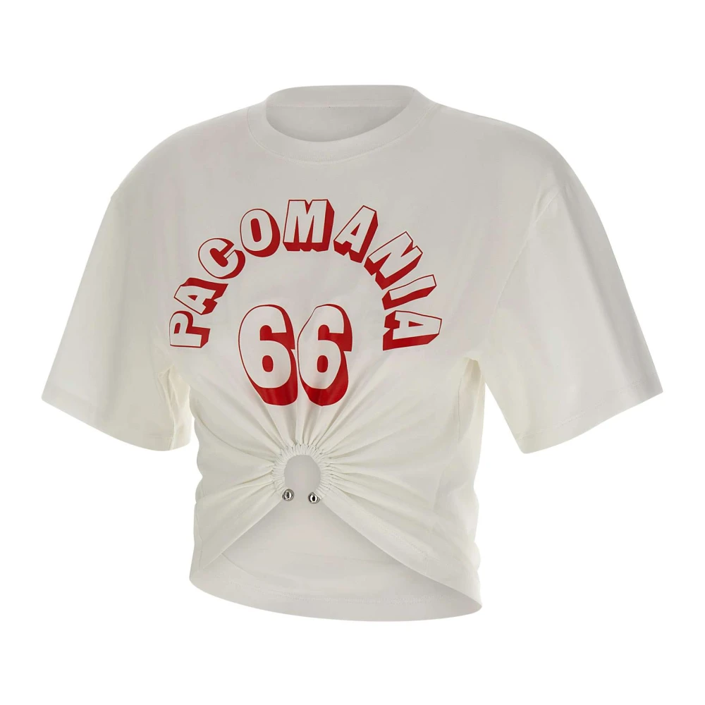 Rabanne Women's White T-Shirts And Polos