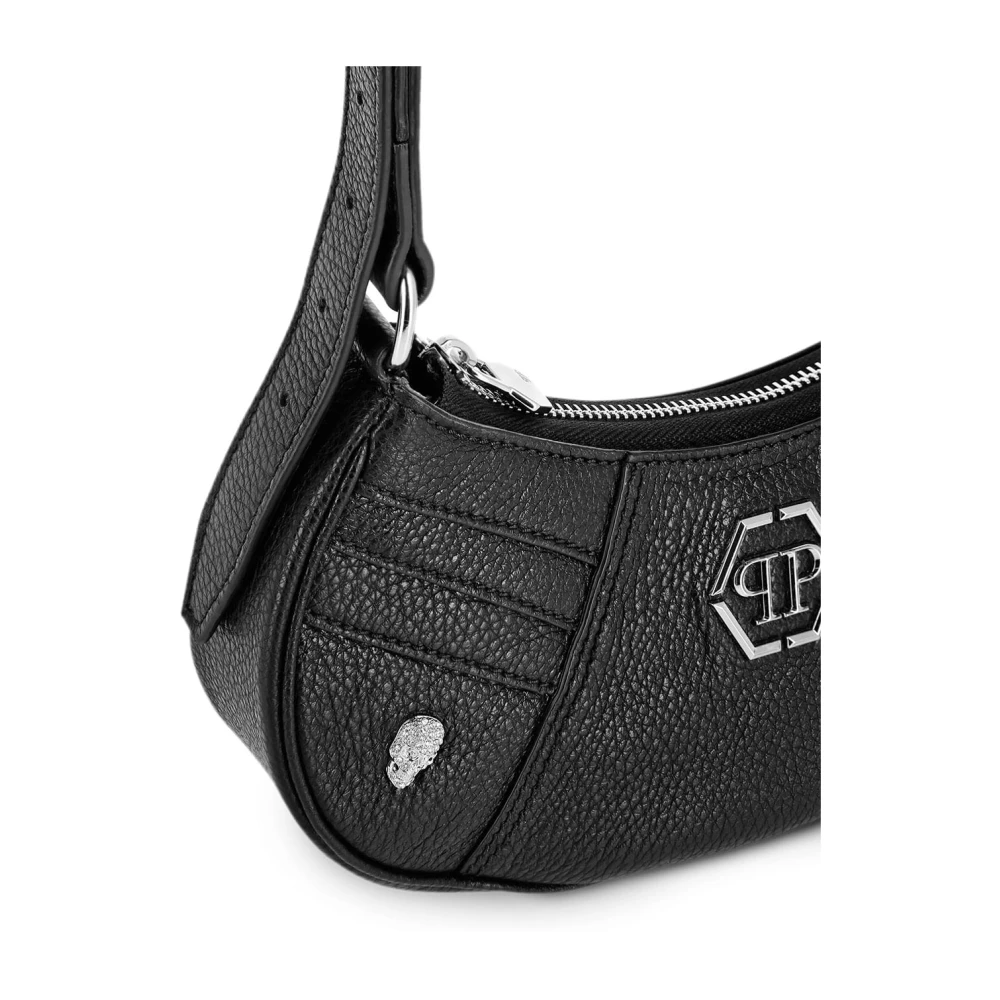 Philipp Plein Stijlvolle Schoudertas Black Dames