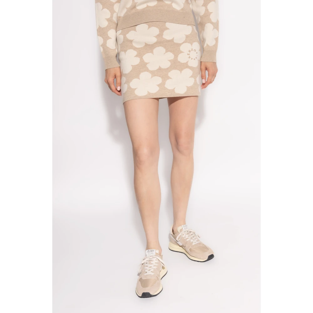 Kenzo Rok met logo Beige Dames