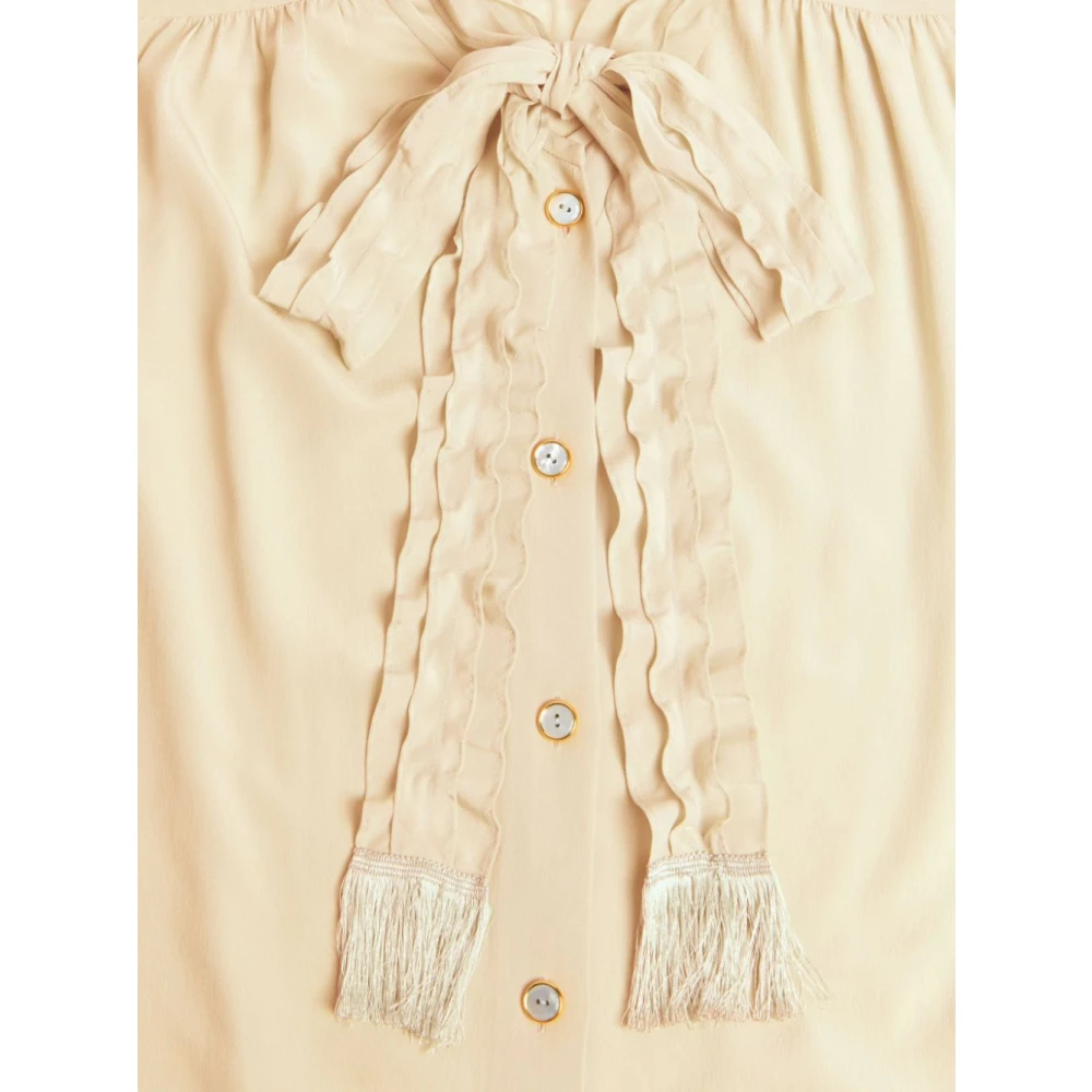 Valentino Garavani Stijlvolle Overhemden Collectie Beige Dames