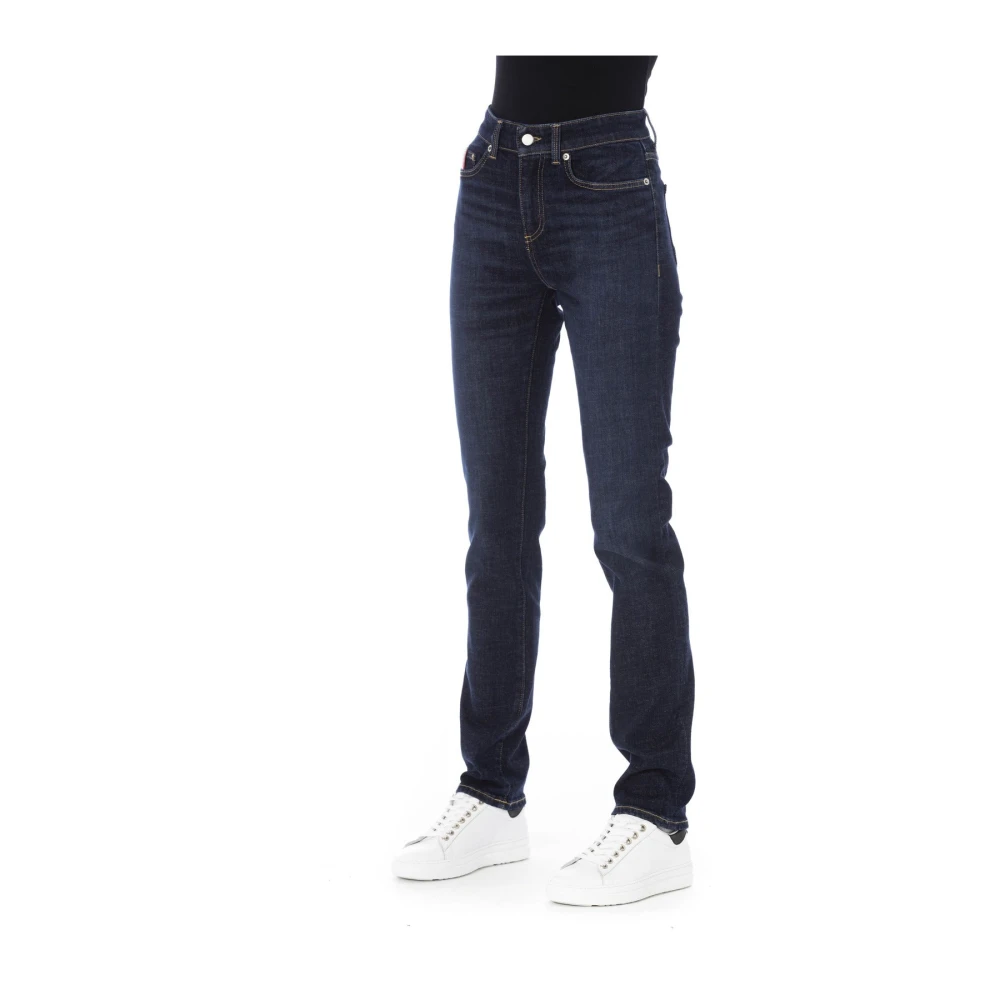 Baldinini Trendy Jeans met Logoknoop Blue Dames