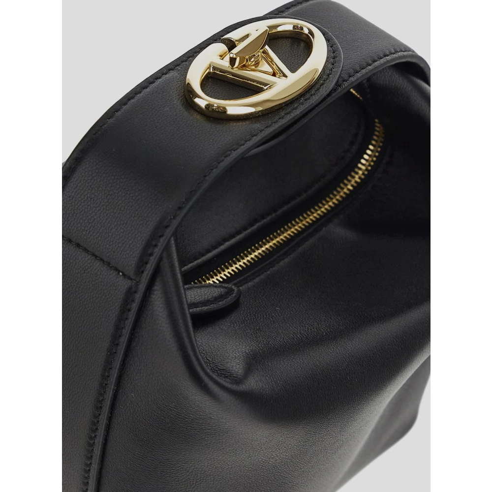 Valentino Garavani Leren Mini Tas Black Dames