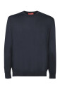 pull-bleu-a-manches-longues-et-col-rond