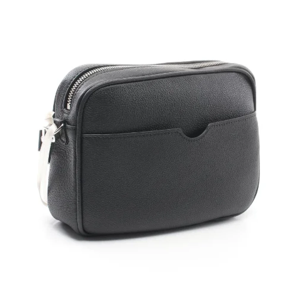 Fendi Vintage Pre-owned Leather shoulder-bags Black Heren