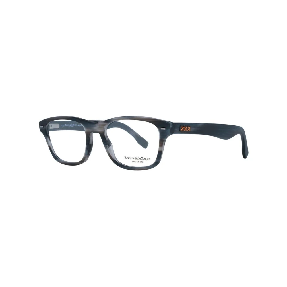 Ermenegildo Zegna Grijze Trapezium Optische Frames Gray Heren