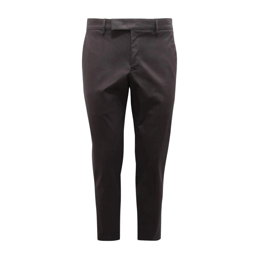 Pt01 Men's Gray Edge Trousers - Slim-Fit Trousers - S - Trousers