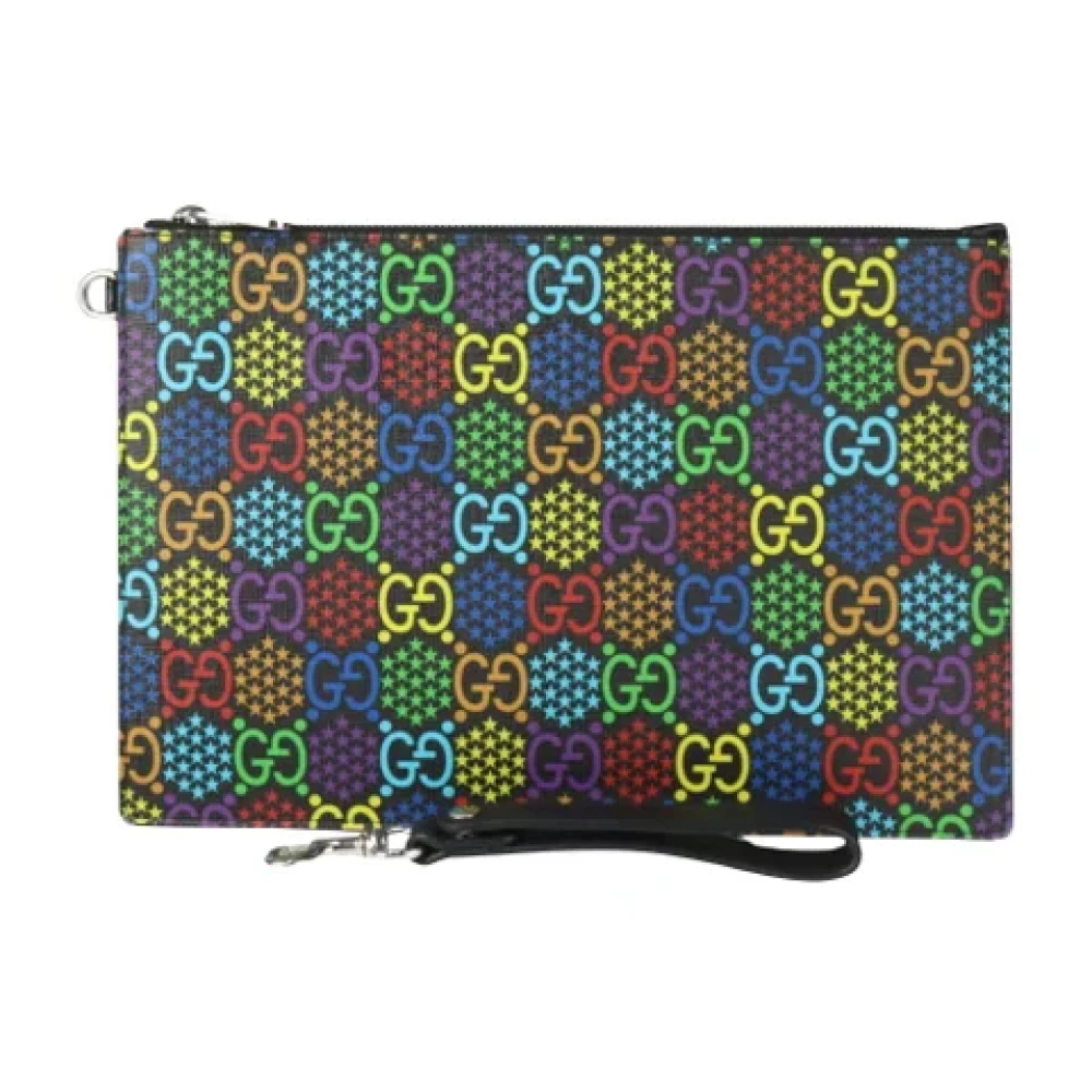 Gucci Vintage Pre-owned Canvas clutches Multicolor Dames