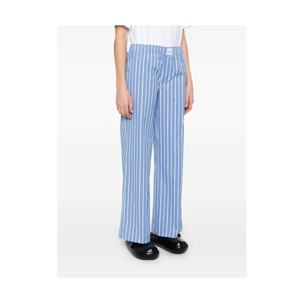 Axel Arigato Shorts met elastische tailleband Blue Dames
