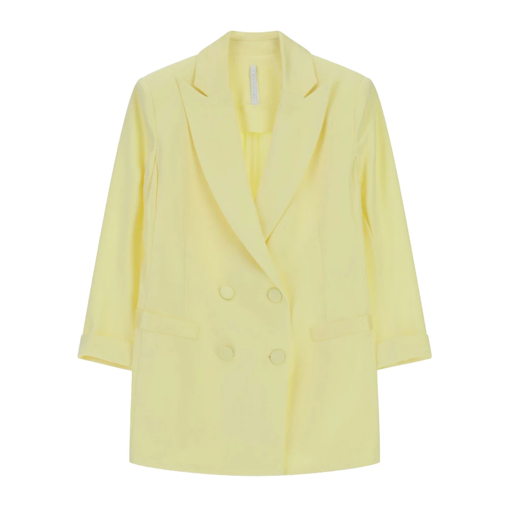 Imperial Women's Yellow Blazers, 2XS, Giacca Doppio Petto