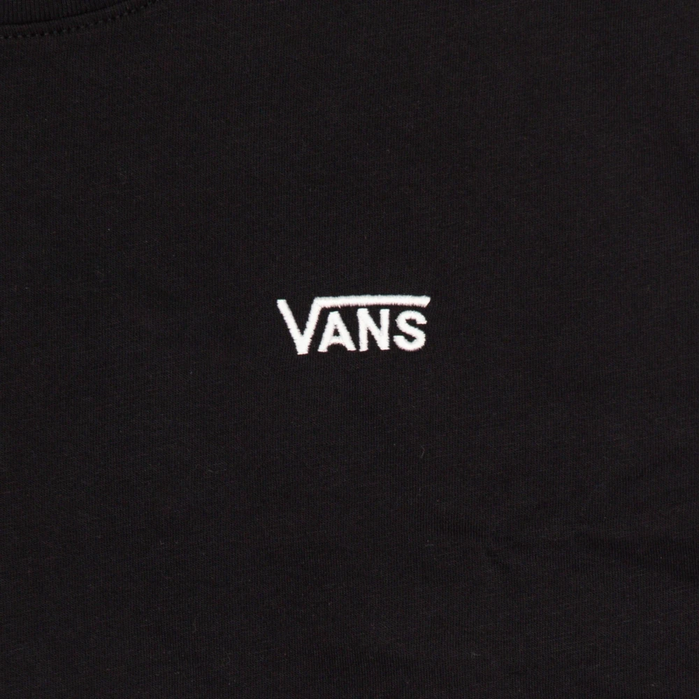 Vans Zwart Lang Mouw Crop T-shirt Black Dames