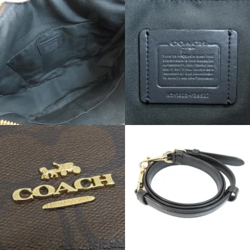 Coach Pre-owned Plastic shoulder-bags Black Dames