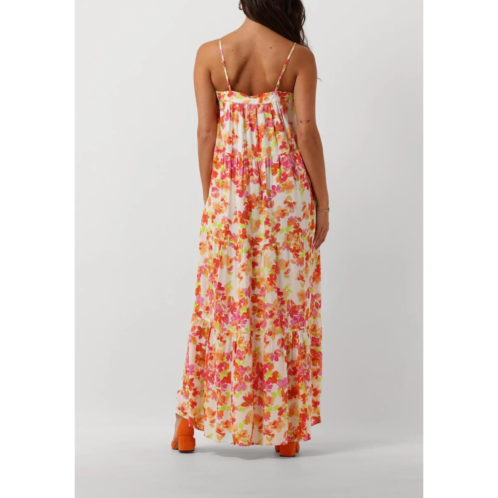 Y.A.S Perzik Strap Enkel Midi Jurk Orange Dames