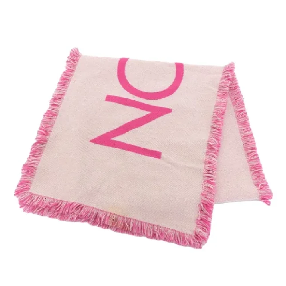 Louis Vuitton Vintage Pre-owned Canvas scarves Pink Dames