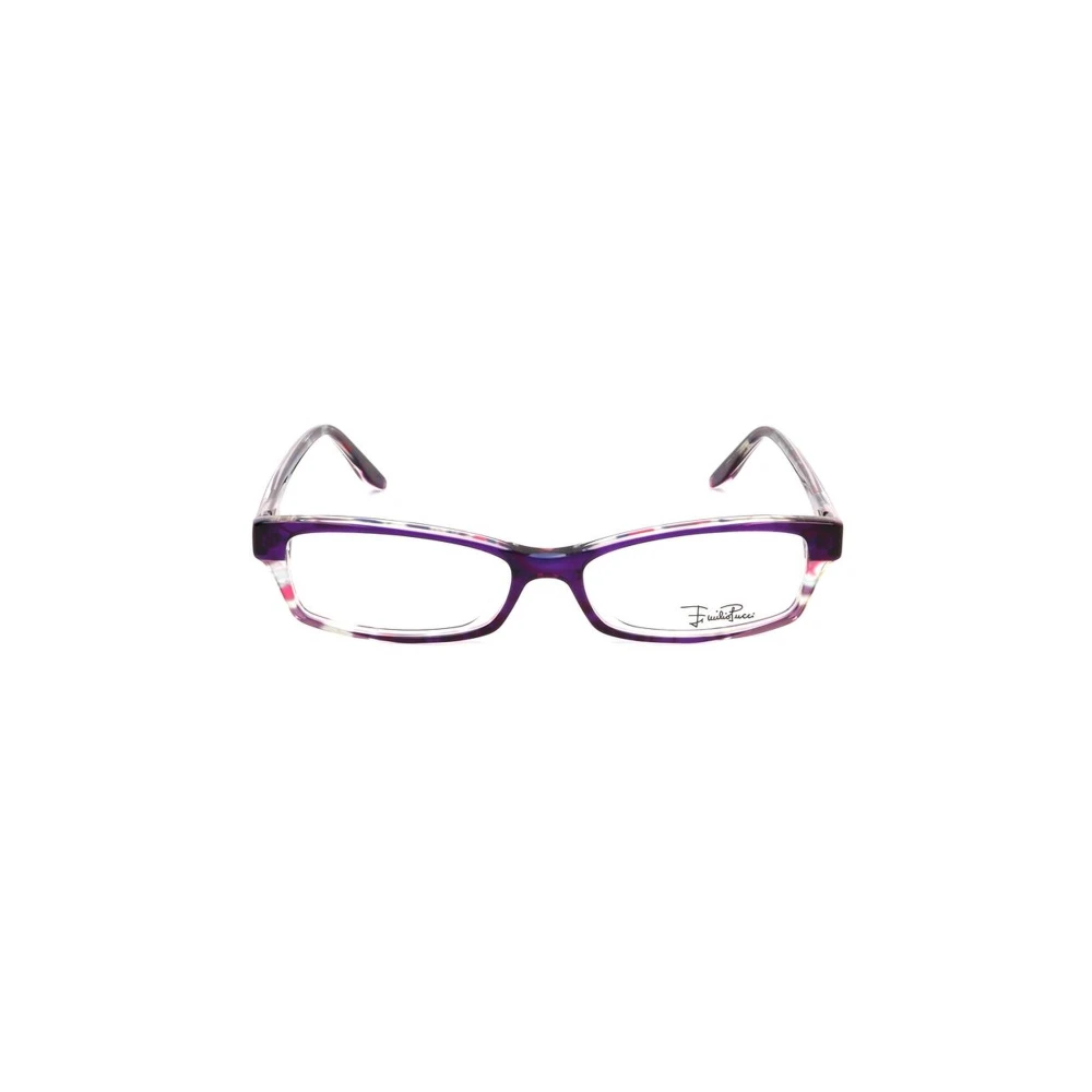 EMILIO PUCCI Paarse Plastic Damesbril Purple Dames