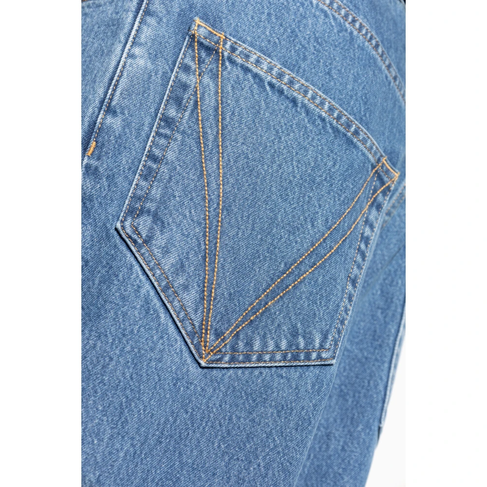 Vetements Jeans met logo Blue Heren