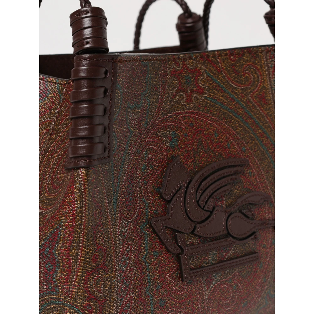ETRO Stijlvolle schoudertas voor winkelen Brown Dames